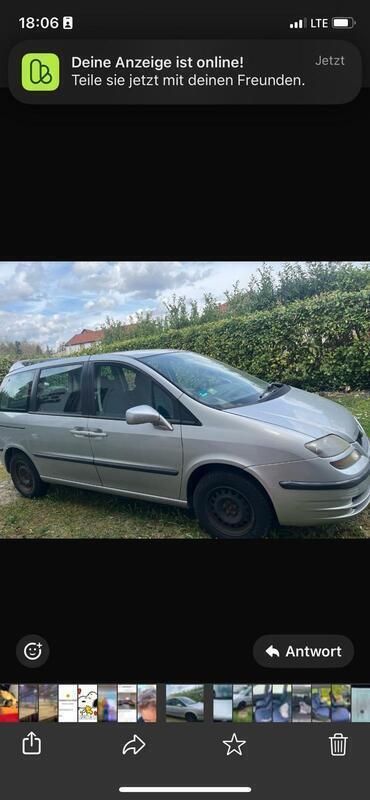 Silber Gebraucht 2003 Fiat Ulysse Van / Kleinbus | 600 € - Bild 1/4