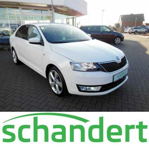 Weiß Gebraucht 2013 Skoda Rapid Elegance Limousine | 14.850 € - Bild 1/4