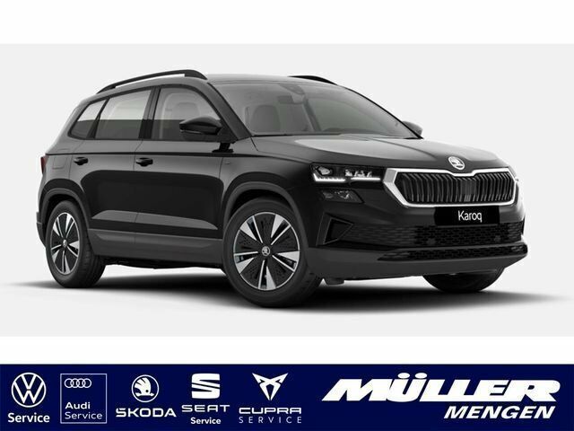 Schwarz Gebraucht 2022 Skoda Karoq Tour SUV | 35.790 € (Teuer) - Bild 1/4