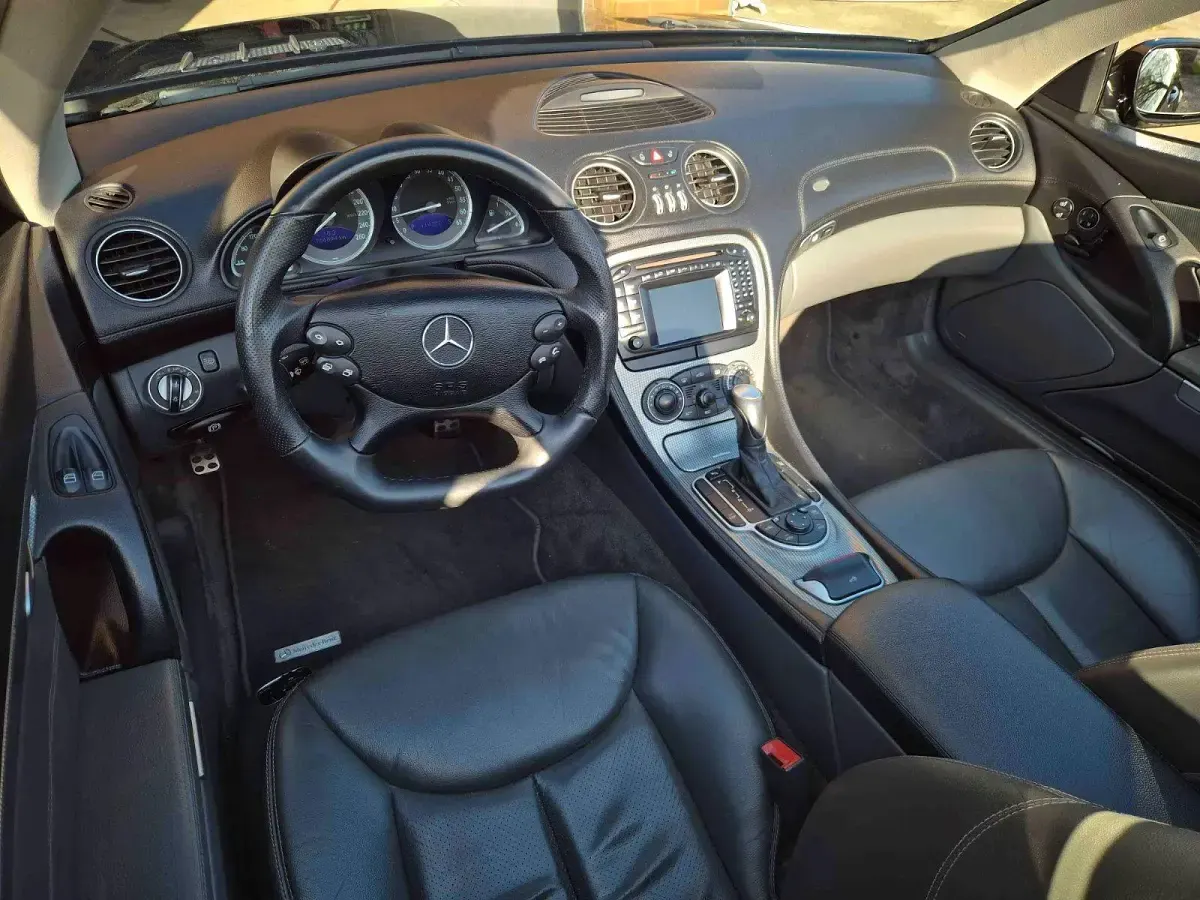 Gebraucht Mercedes SL500 306 PS (225 kW) 2002 Schwarz Cabrio