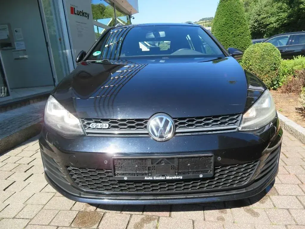 Gebraucht VW Golf VII GTD 184 PS (135 kW) 2015 Schwarz Kombi