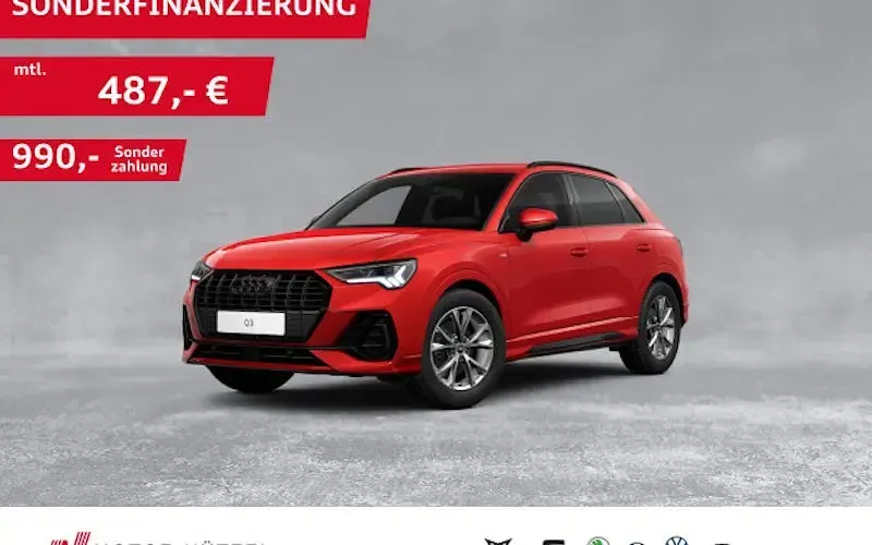Gebraucht Audi Q3 S-Line 150 PS (110 kW) 2024 Rot SUV