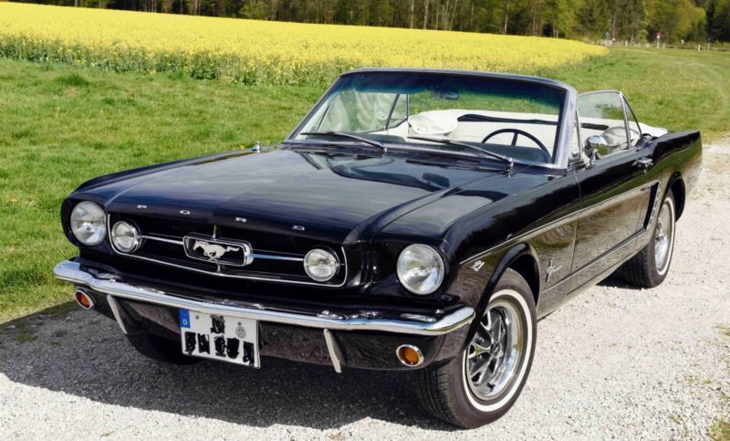 Verkauft Ford Mustang 1965 Cabrio V8 r., gebraucht 1965, 24.775 km in  Berg-am-Laim