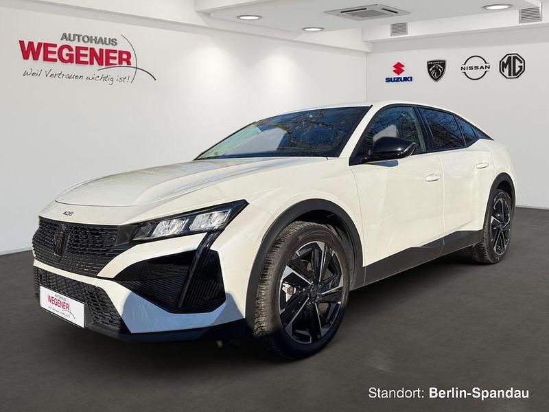 Perlmuttweiß met. Gebraucht 2023 Peugeot 408 Allure Limousine | 27.890 € (Fairer Preis) - Bild 1/4