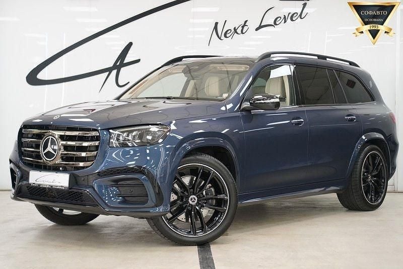 Blau Gebraucht 2024 Mercedes GLS580 AMG line SUV | 127.823 € - Bild 1/4