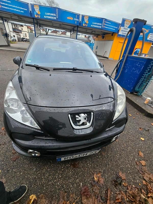 Schwarz Gebraucht 2008 Peugeot 207 Kleinwagen | 1.450 € (Superpreis) - Bild 1/4