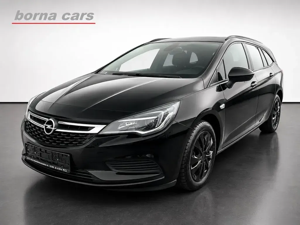 Gebraucht Opel Astra Business 110 PS (80 kW) 2018 Schwarz Kombi
