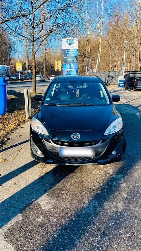 Gebraucht Mazda 5 Edition 116 PS (85 kW) 2012 Schwarz Van / Kleinbus