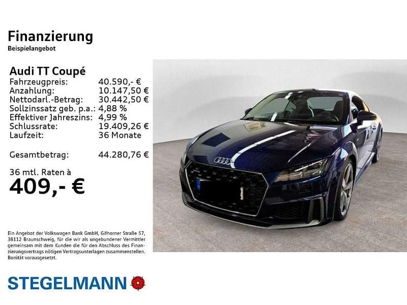 Gebraucht Audi TT S-Line 245 PS (180 kW) 2021 Navarrablau metallic Coupé