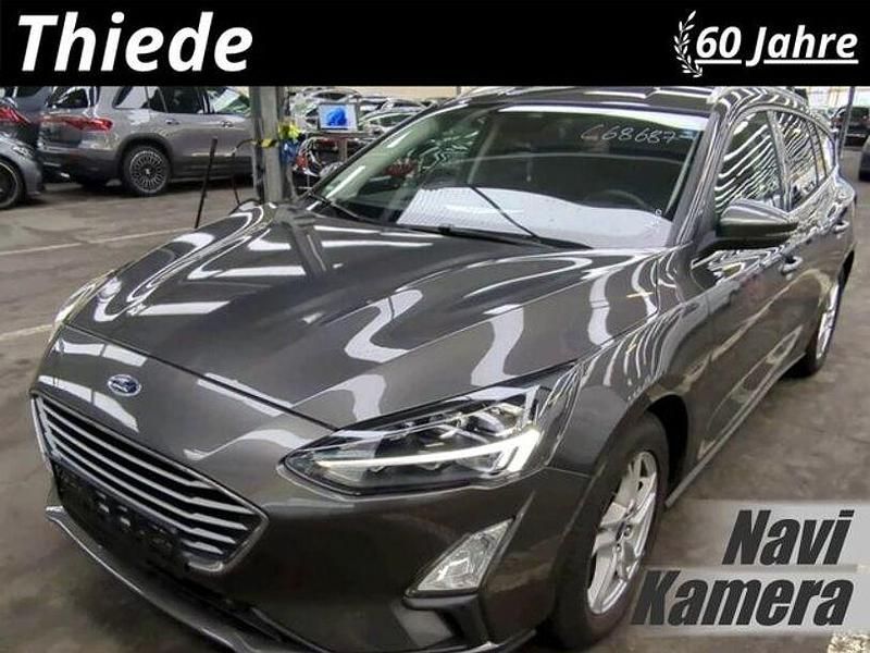 Magneticgrau (metallic) Gebraucht 2021 Ford Focus Limousine | 15.790 € (Guter Preis) - Bild 1/3