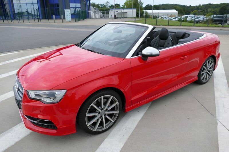 Rot Gebraucht 2015 Audi S3 Cabriolet Sport Cabrio | 28.990 € (Teuer) - Bild 1/4