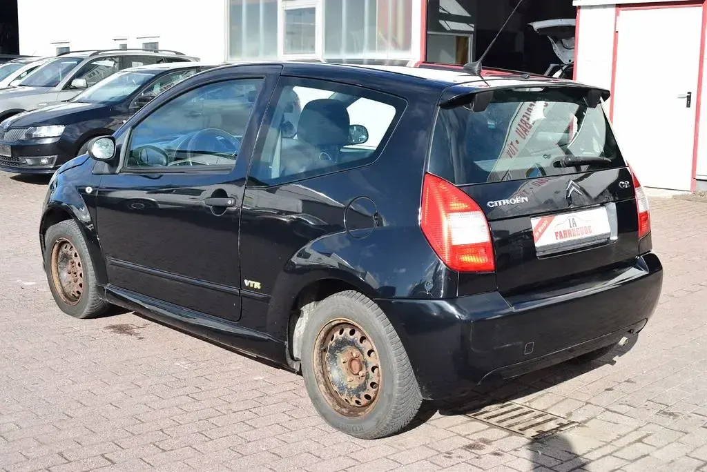 Gebraucht Citroën C2 VTR Sport 60 PS (44 kW) 2005 Schwarz Kleinwagen
