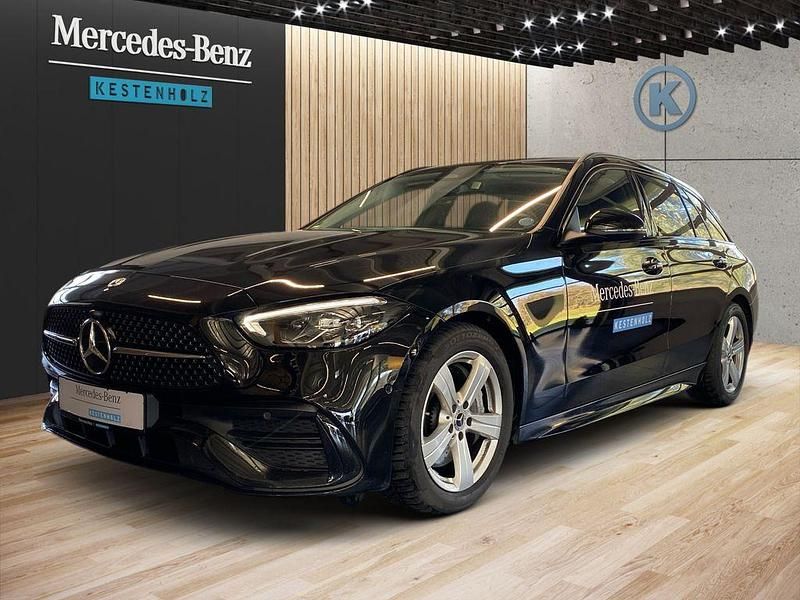 Schwarz Gebraucht 2023 Mercedes C200 AMG Limousine | 39.688 € (Fairer Preis) - Bild 1/4