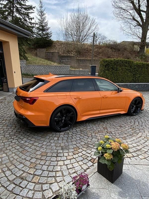 Gebraucht Audi RS6 Advanced 600 PS (441 kW) 2020 Orange Kombi