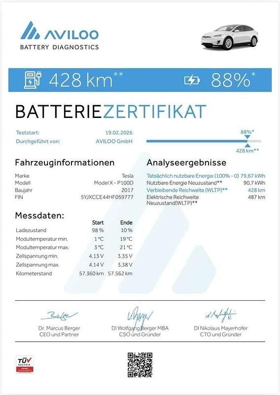 Gebraucht Tesla Model X 567 kW (772 PS) 2017 SUV