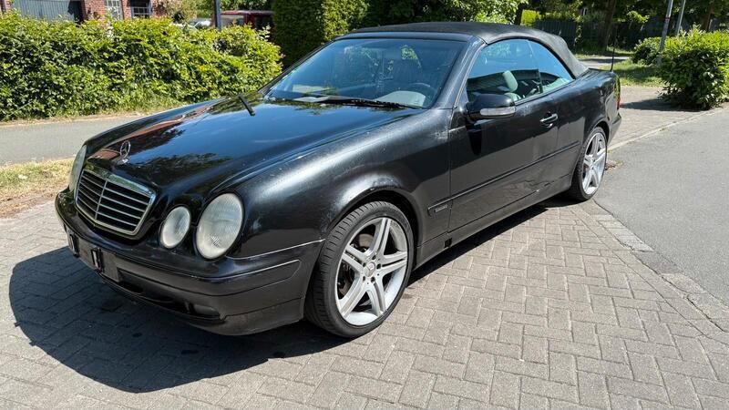 Schwarz Gebraucht 2000 Mercedes CLK200 Cabrio | 2.199 € (Superpreis) - Bild 1/4