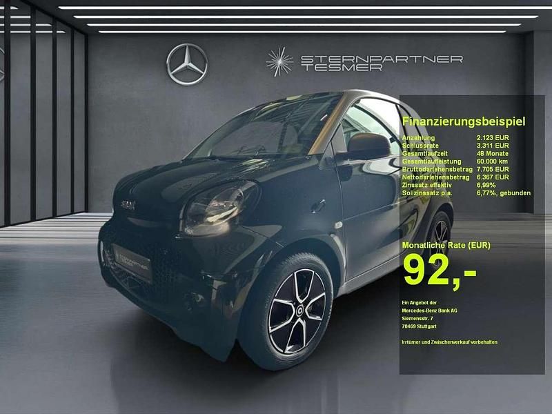 Schwarz Gebraucht 2021 Smart ForTwo Electric Drive Coupé | 8.490 € (Guter Preis) - Bild 1/3