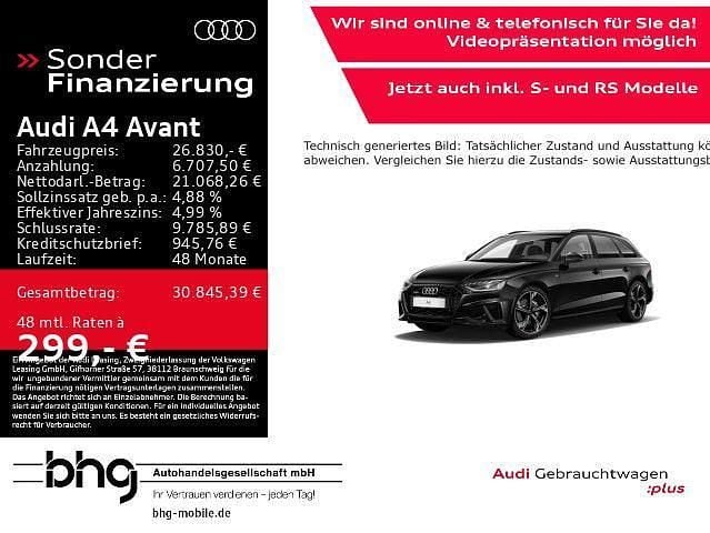 Gebraucht Audi A4 S-Line 204 PS (150 kW) 2021 Schwarz Kombi