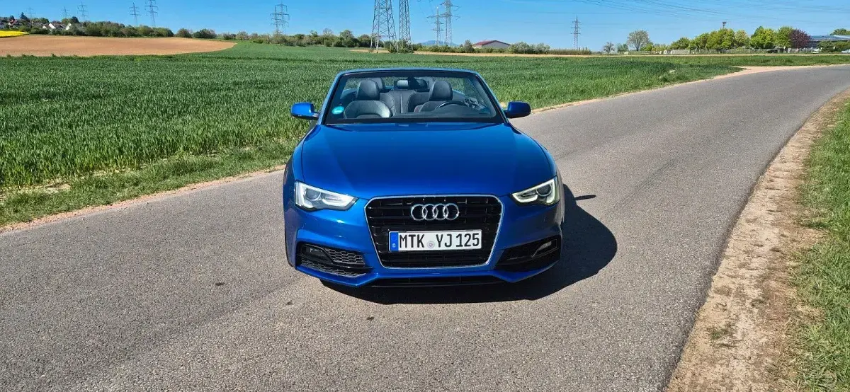 Gebraucht Audi A5 Cabriolet S-Line 177 PS (130 kW) 2016 Blau Cabrio