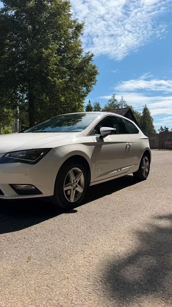 Gebraucht Seat Leon SC Style 110 PS (80 kW) 2016 Weiß Kleinwagen