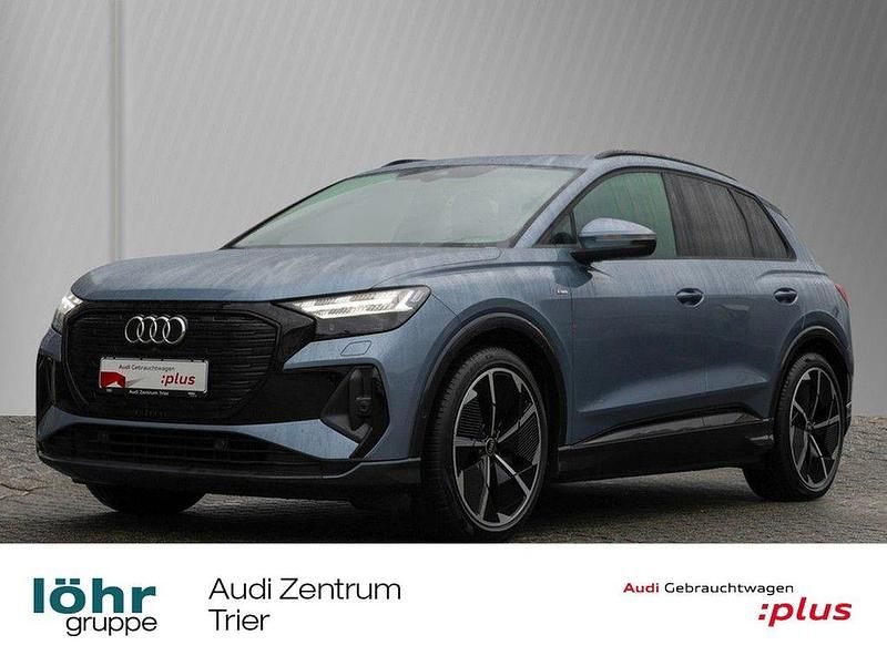 Geysirblau metallic Gebraucht 2023 Audi Q4 e-tron Ambiente SUV | 42.980 € (Teuer) - Bild 1/4