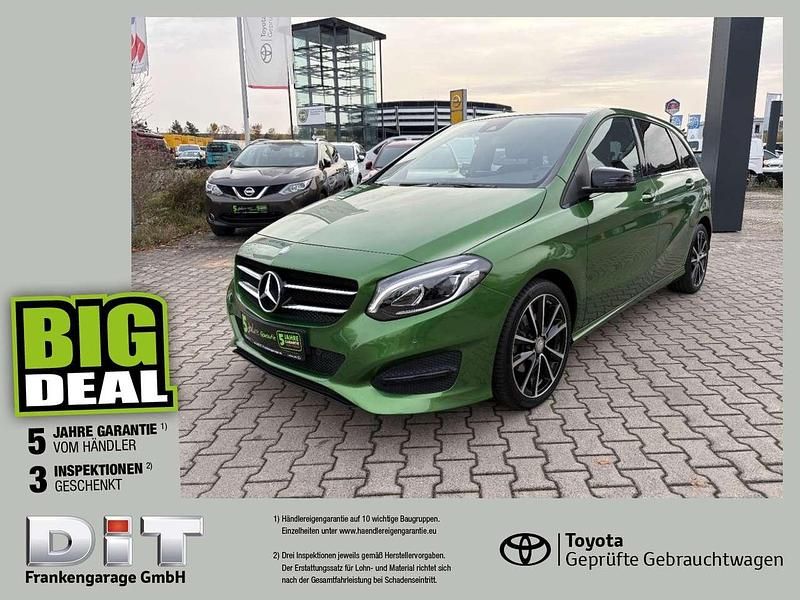 Elbait gruen metallic Gebraucht 2016 Mercedes B200 Urban Van / Kleinbus | 18.390 € (Fairer Preis) - Bild 1/4