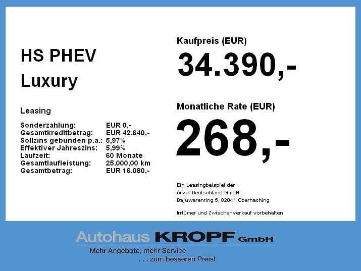 Neu MG HS Luxury 272 PS (200 kW) 2026 Weiß SUV