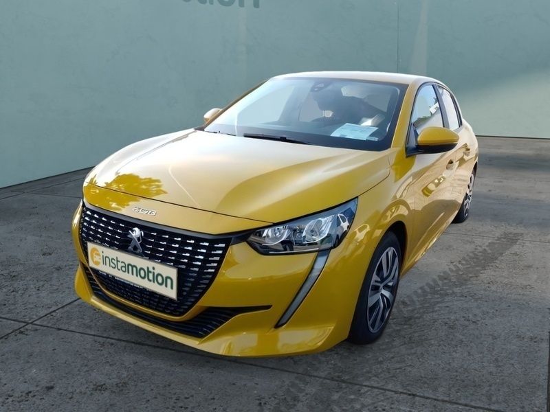 Gelb Gebraucht 2021 Peugeot 208 Active Kleinwagen | 12.440 € (Fairer Preis) - Bild 1/3