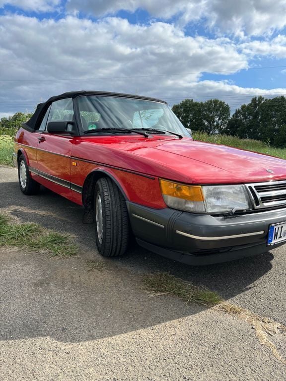 Gebraucht Saab 900 Cabriolet 160 PS (117 kW) 1990 Rot Cabrio
