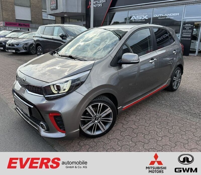 (im) titaniumsilber met. Gebraucht 2018 Kia Picanto GT-Line Kleinwagen | 14.450 € (Fairer Preis) - Bild 1/4