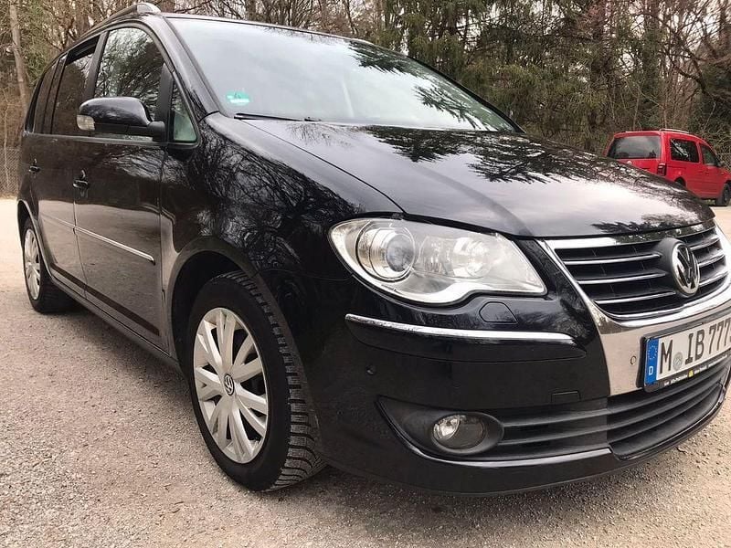 Gebraucht VW Touran Highline 170 PS (125 kW) 2008 Schwarz Van / Kleinbus