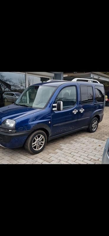 Gebraucht Fiat Doblò 101 PS (74 kW) 2004 Blau Van / Kleinbus