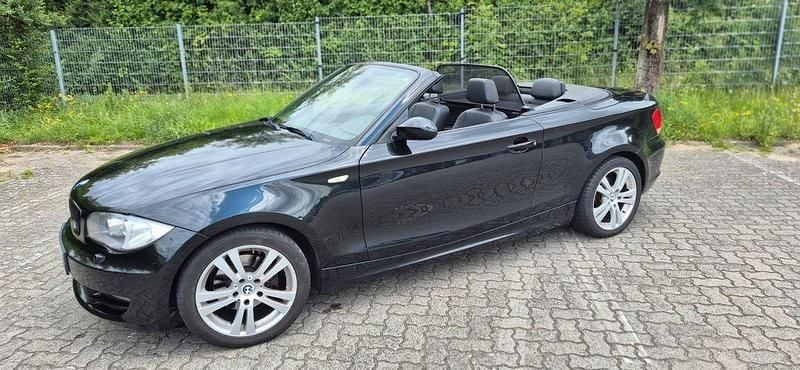 Schwarz Gebraucht 2008 BMW 120 Cabriolet Cabrio | 7.600 € (Guter Preis) - Bild 1/4