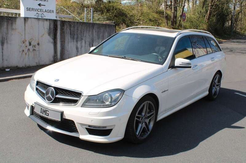 Weiß Gebraucht 2012 Mercedes C63 AMG AMG Kombi | 24.900 € (Superpreis) - Bild 1/4