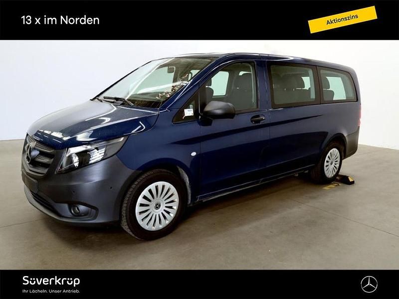 Blau Gebraucht 2021 Mercedes Vito Van / Kleinbus | 31.350 € (Fairer Preis) - Bild 1/4