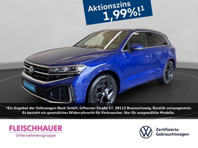 Blau Gebraucht 2024 VW Touareg R-line SUV | 60.890 € (Etwas zu teuer) - Bild 1/4