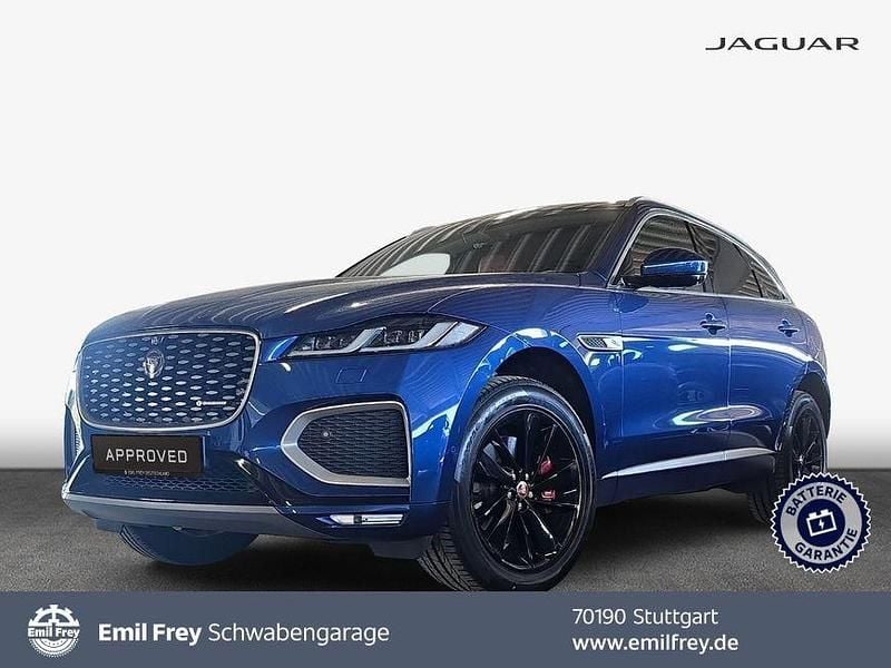 Blau Gebraucht 2021 Jaguar F-Pace R-Dynamic SUV | 44.900 € - Bild 1/3