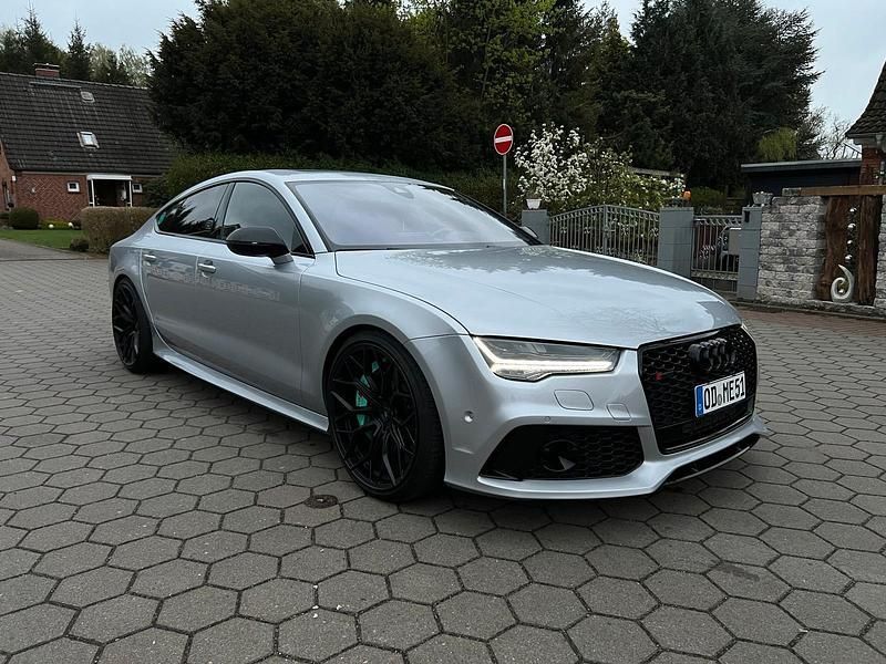 Silber Gebraucht 2016 Audi RS7 Performance Kleinwagen | 53.990 € (Fairer Preis) - Bild 1/4