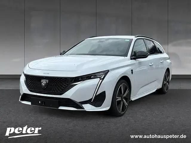 Met. okenit weiß (metallic) Gebraucht 2024 Peugeot 308 GTi Kombi | 23.440 € (Superpreis) - Bild 1/4