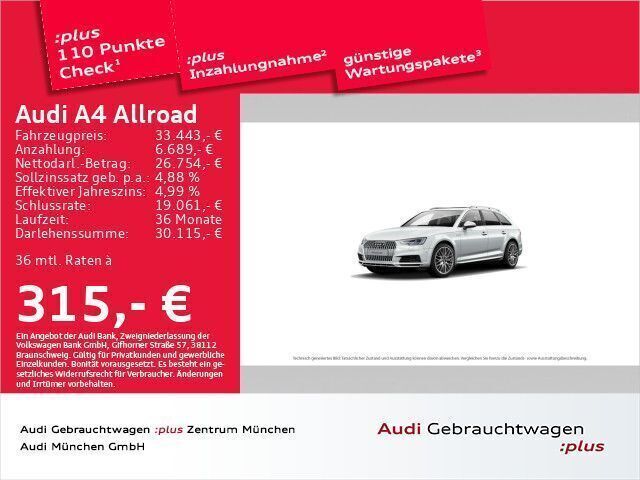 Weiß Gebraucht 2019 Audi A4 Allroad Sport Kombi | 34.781 € (Teuer) - Bild 1/2