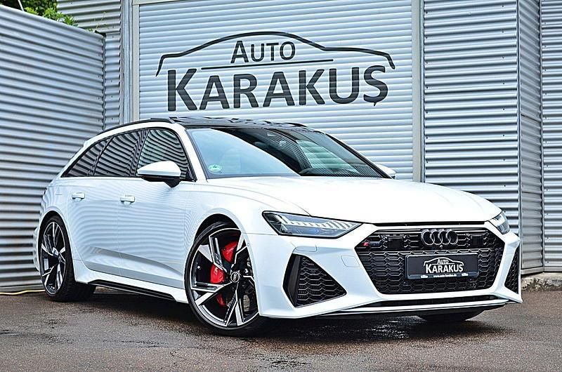 Gletscherweiss Gebraucht 2021 Audi RS6 Ambiente Kombi | 94.500 € (Fairer Preis) - Bild 1/4