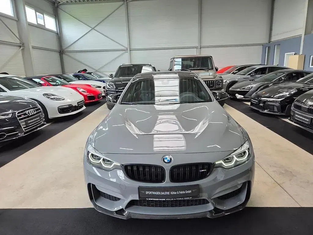 Gebraucht BMW M4 Performance 460 PS (338 kW) 2017 Lime rock grey metallic Coupé