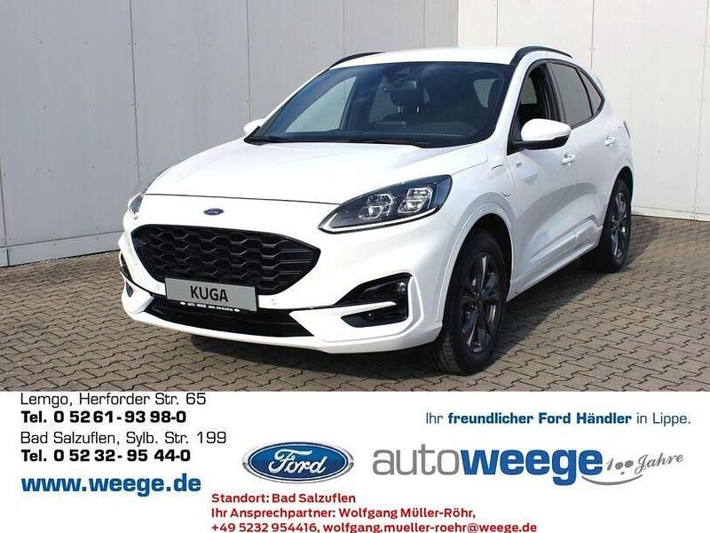 Weiss (metallic) Gebraucht 2021 Ford Kuga ST-Line X SUV | 23.950 € (Fairer Preis) - Bild 1/4