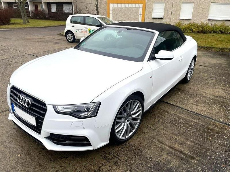 Weiß Gebraucht 2016 Audi A5 Cabriolet S-Line Cabrio | 21.400 € (Fairer Preis) - Bild 1/4