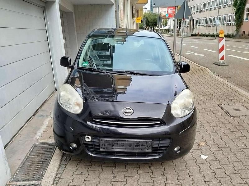 Schwarz Gebraucht 2011 Nissan Micra Acenta Kleinwagen | 5.650 € (Fairer Preis) - Bild 1/4