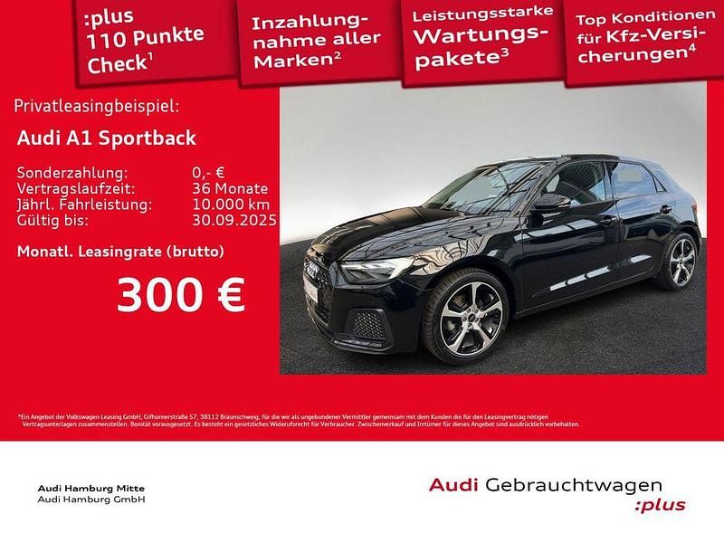 Schwarz Gebraucht 2024 Audi A1 Sportback Advanced Kleinwagen | 25.450 € (Fairer Preis) - Bild 1/3