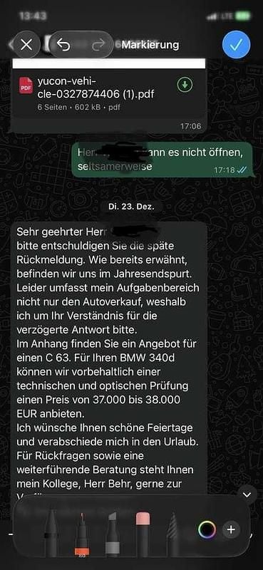 Grau Gebraucht 2020 BMW M340 Limousine | 38.000 € (Superpreis) - Bild 1/4