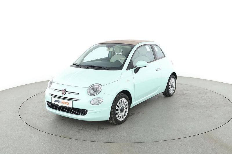 Grün Gebraucht 2020 Fiat 500C Lounge Cabrio | 14.960 € (Teuer) - Bild 1/3