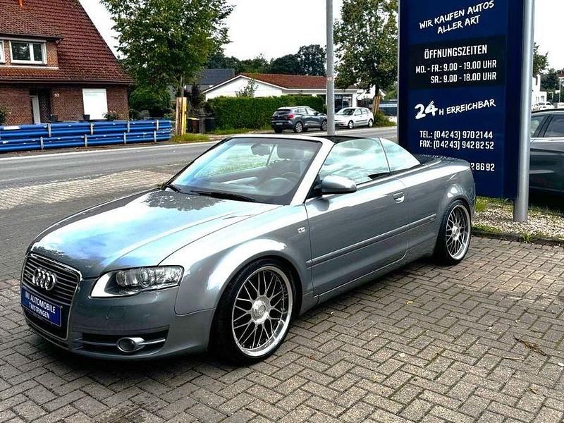 Silber Gebraucht 2008 Audi A4 Cabriolet Sport Cabrio | 8.000 € (Fairer Preis) - Bild 1/4