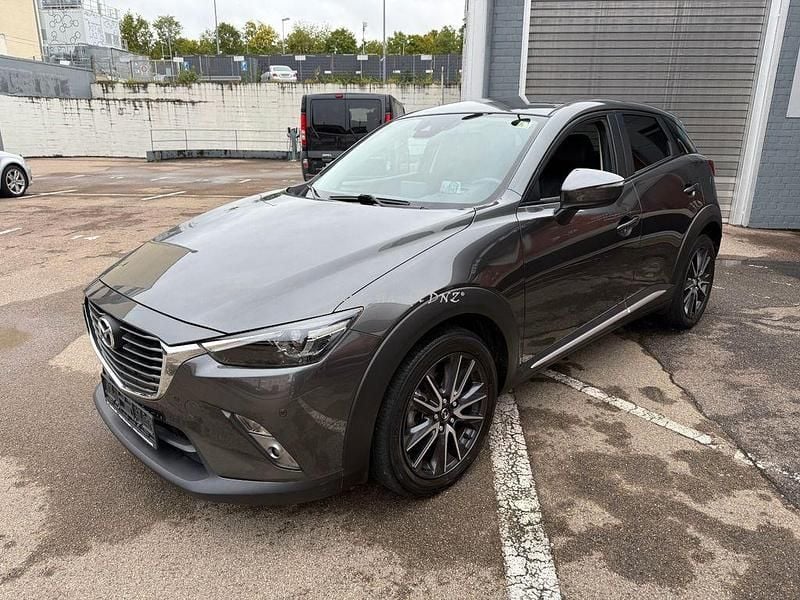 Machine grey Gebraucht 2017 Mazda CX-3 Sports-Line SUV | 16.490 € (Fairer Preis) - Bild 1/4